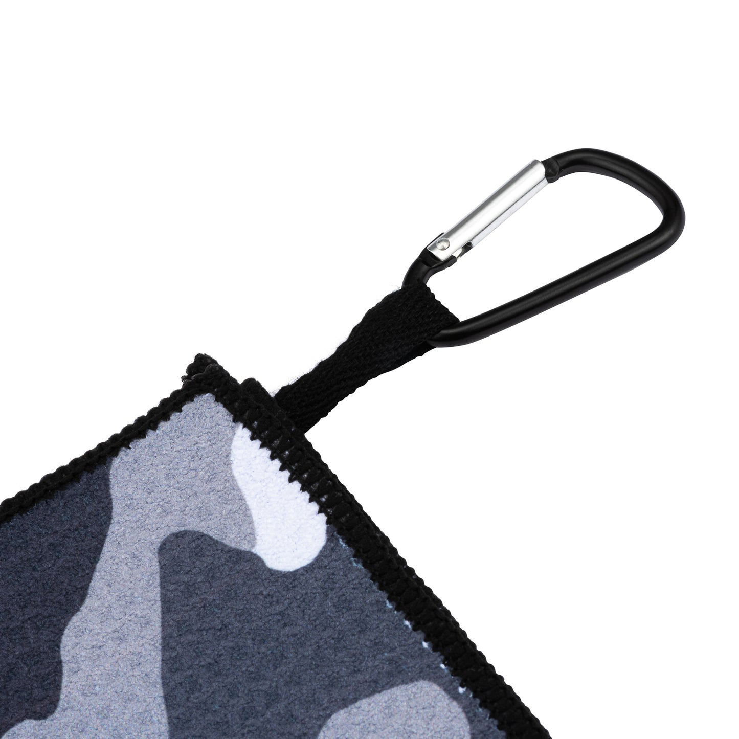 Black Camo Microfibre Golf Towel